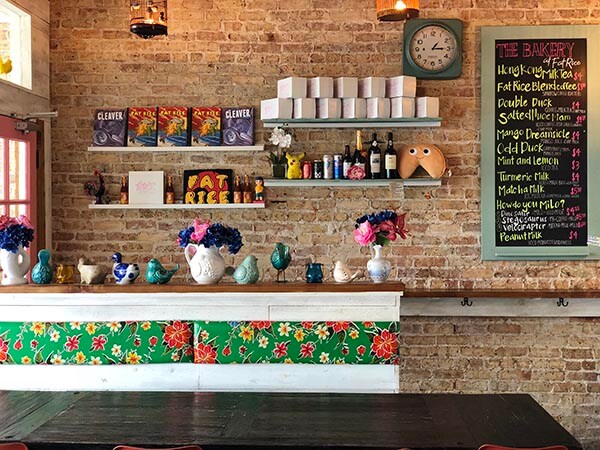 counter at Fat Rice Bakery