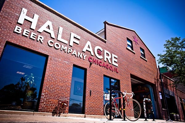 Exterior of Half Acre Beer Company in Chicago