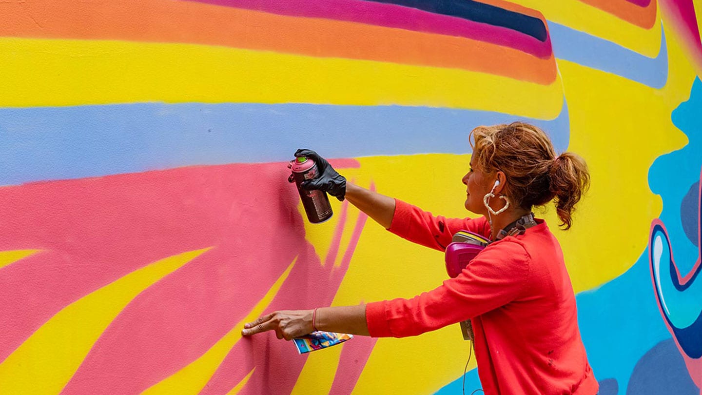 Painting the Town with NYC Graffiti Artist Queen Andrea 